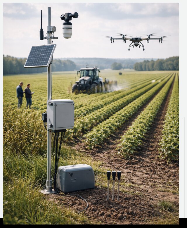 Разработка IoT мониторинга полей в Якутске от 8853 р. | АвикейКтс